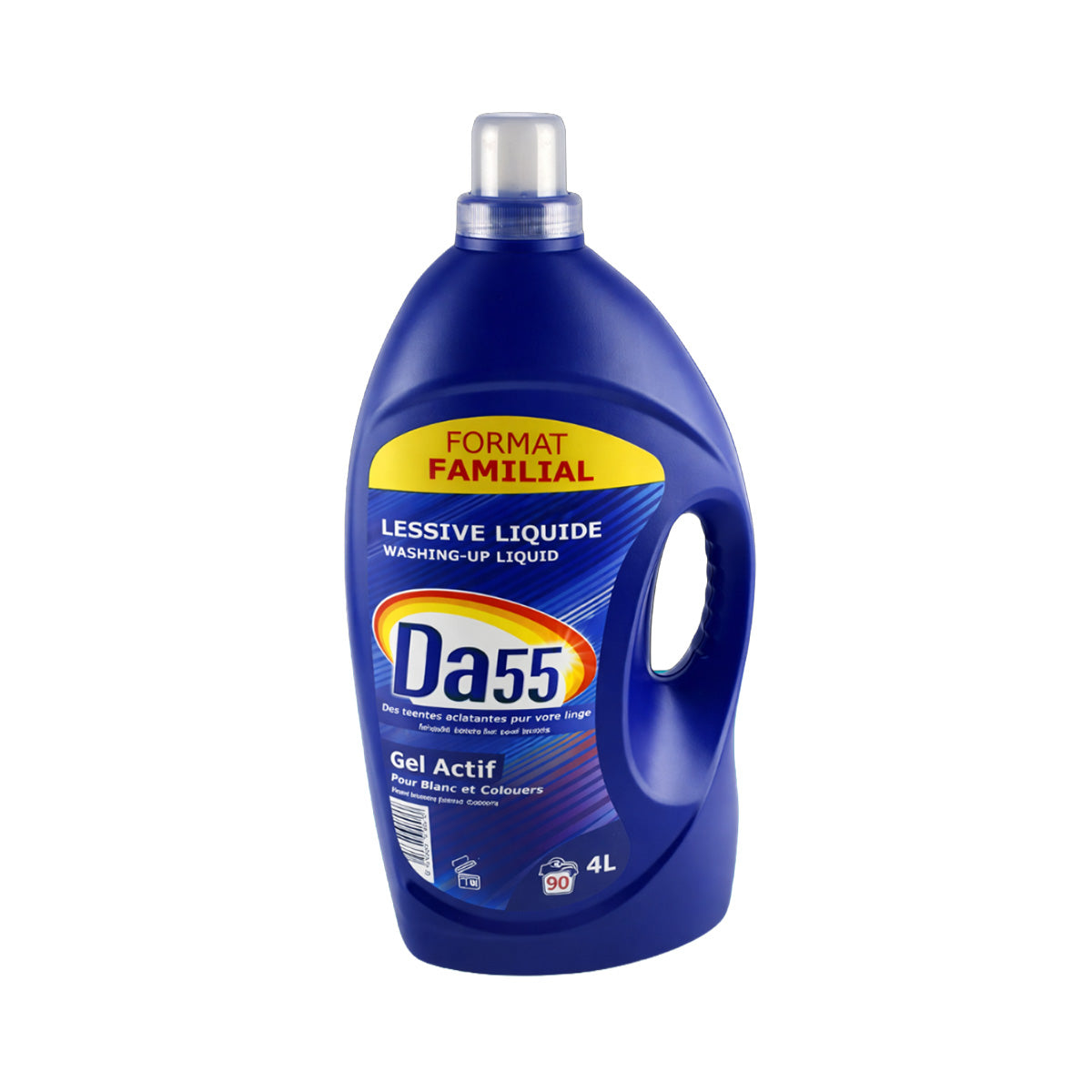 Da55 Lessive liquide blanc et couleurs (gel actif - 90 lavages)