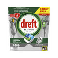 Dreft Tablettes pour lave-vaisselle platinum all-in-one original  (96 doses)